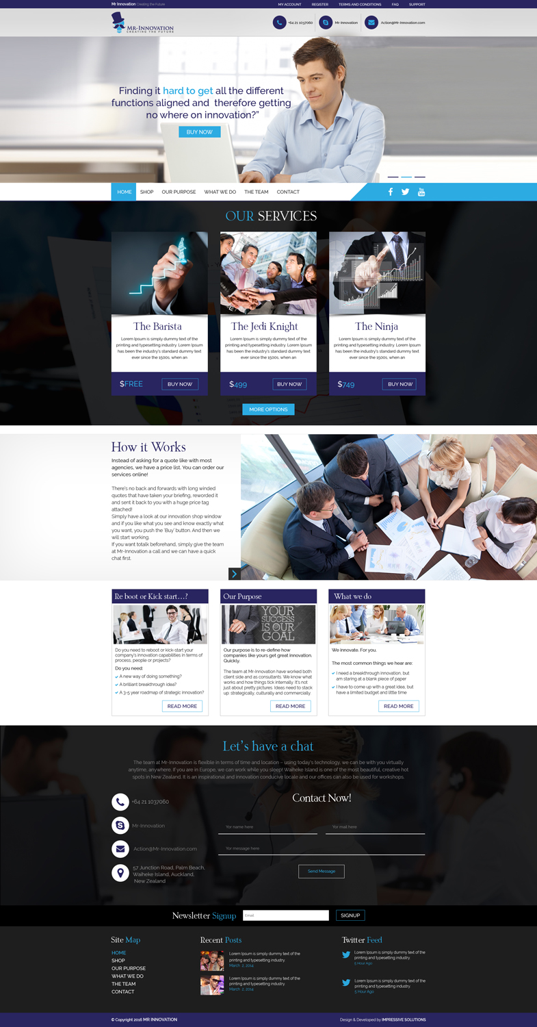 Web Design by Impressive Solutions for this project | Design #10771834
