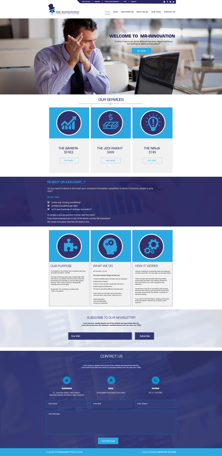 Web Design by Impressive Solutions for this project | Design #10814562