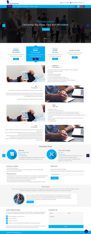 Web Design by zxsolutions for this project | Design #10793277