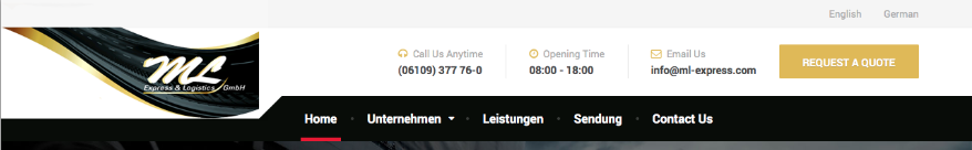 Signage Design by cCopilot for ML-Express & Logistics GmbH | Design #10788932