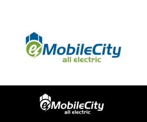 eMobileCity (baseline all electric) | Logo Design by logonumberone
