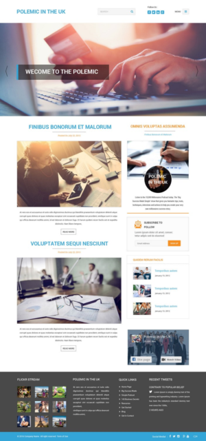 Web Design by pb for this project | Design: #10769407