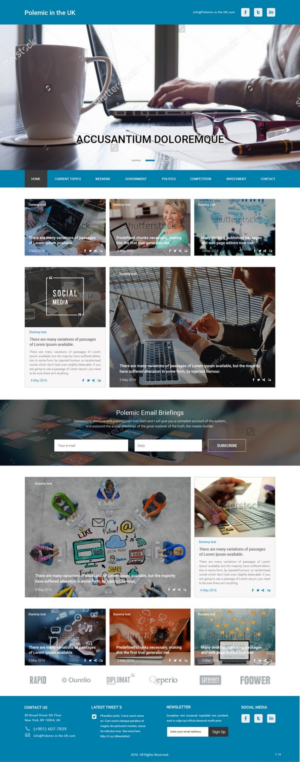 Web Design by pb for this project | Design: #10793615