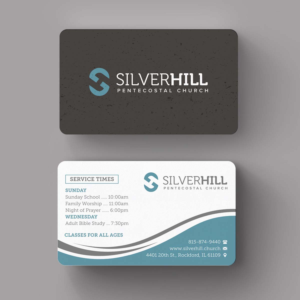 Business Card Design by INDIAN_Ashok for SILVER HILL PENTECOSTAL CHURCH | Design: #10849346
