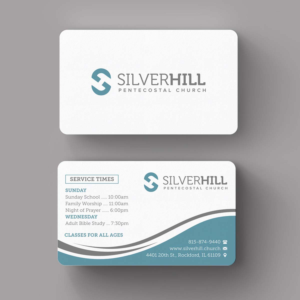 Business Card Design by INDIAN_Ashok for SILVER HILL PENTECOSTAL CHURCH | Design: #10849347