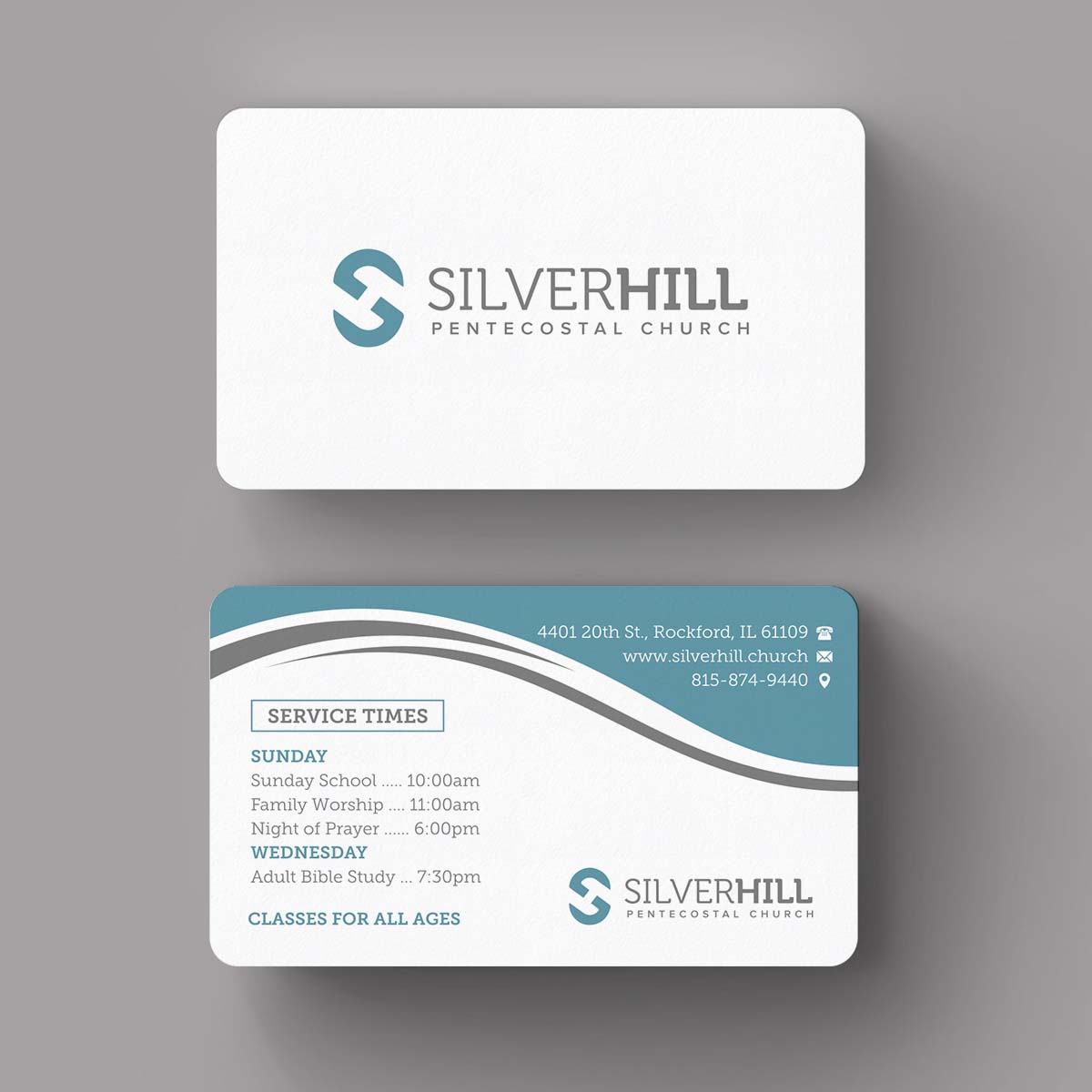 Diseño de Tarjeta de Presentación por INDIAN_Ashok para SILVER HILL PENTECOSTAL CHURCH | Diseño #10849348