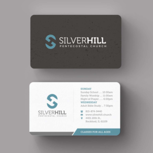 Visitenkarten-Design von INDIAN_Ashok für SILVER HILL PENTECOSTAL CHURCH | Design: #10849349