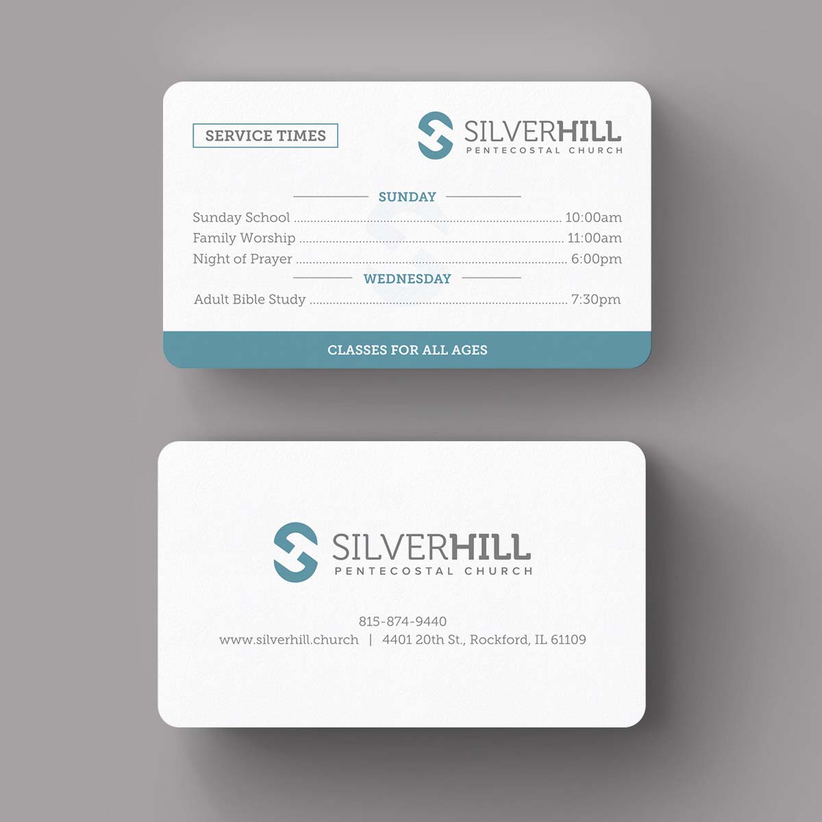 Business Card Design by INDIAN_Ashok for SILVER HILL PENTECOSTAL CHURCH | Design #10849353