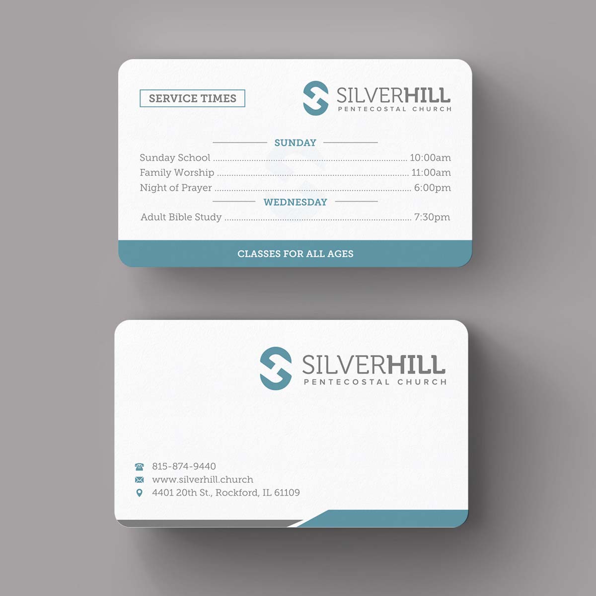 Business Card Design by INDIAN_Ashok for SILVER HILL PENTECOSTAL CHURCH | Design #10849354