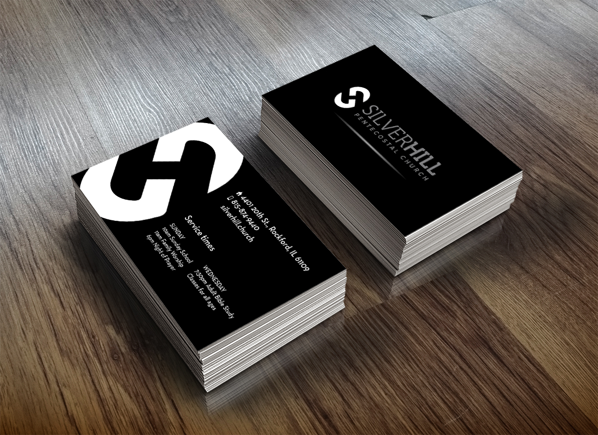 Business Card Design by FilippiniMatiasDG for SILVER HILL PENTECOSTAL CHURCH | Design #10771222