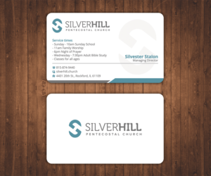 Design de Carte de Visite par Stylez Designz pour SILVER HILL PENTECOSTAL CHURCH | Design : #10845305