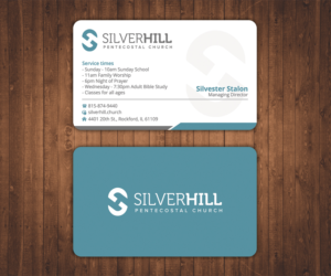 Design de Carte de Visite par Stylez Designz pour SILVER HILL PENTECOSTAL CHURCH | Design : #10845306
