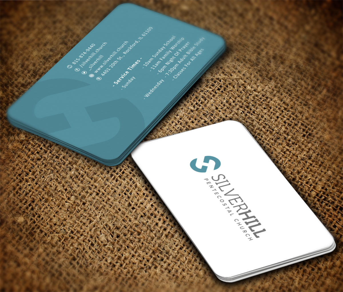 Diseño de Tarjeta de Presentación por Grafactory para SILVER HILL PENTECOSTAL CHURCH | Diseño #10857297