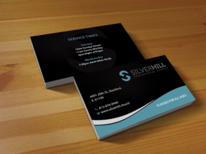 Visitenkarten-Design von Creations Box 2015 für SILVER HILL PENTECOSTAL CHURCH | Design: #10752968