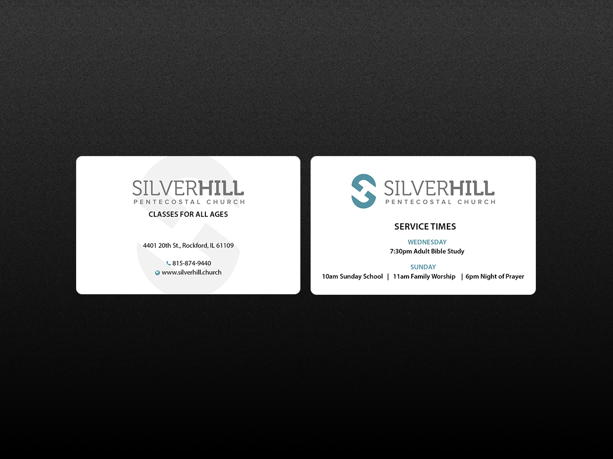 Business Card Design by Creations Box 2015 for SILVER HILL PENTECOSTAL CHURCH | Design #10752974
