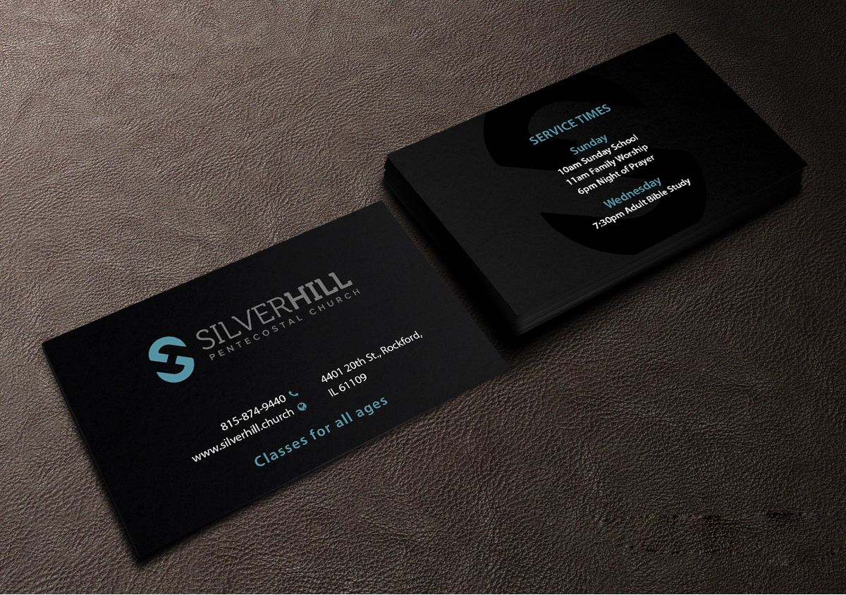 Business Card Design by Creations Box 2015 for SILVER HILL PENTECOSTAL CHURCH | Design #10752976