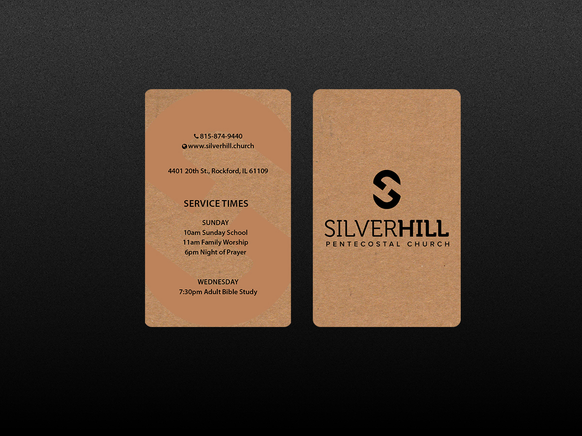 Business Card Design by Creations Box 2015 for SILVER HILL PENTECOSTAL CHURCH | Design #10752979
