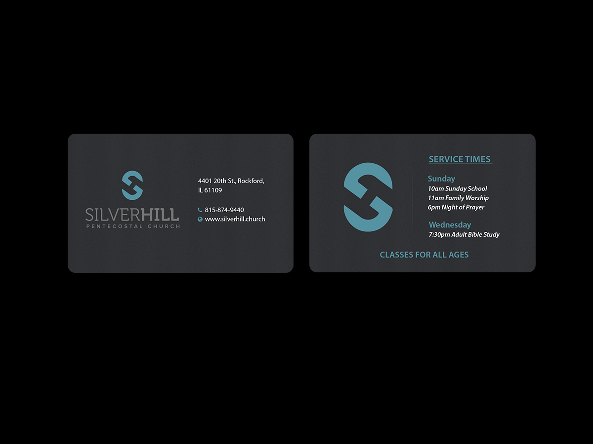 Business Card Design by Creations Box 2015 for SILVER HILL PENTECOSTAL CHURCH | Design #10752980