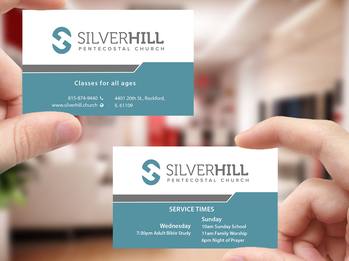 Business Card Design by Creations Box 2015 for SILVER HILL PENTECOSTAL CHURCH | Design #10752991