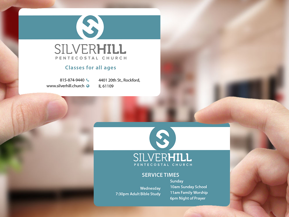Business Card Design by Creations Box 2015 for SILVER HILL PENTECOSTAL CHURCH | Design #10752993