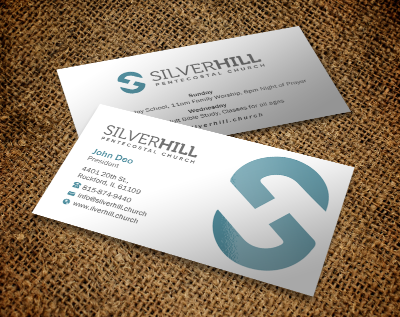 Business Card Design by Brand aid for SILVER HILL PENTECOSTAL CHURCH | Design #10780375