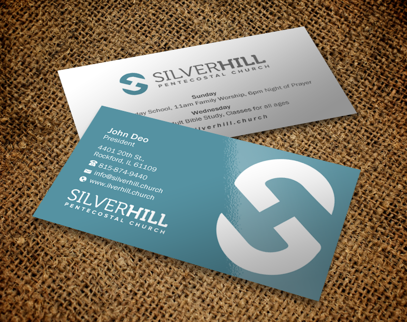 Design de Carte de Visite par Brand aid pour SILVER HILL PENTECOSTAL CHURCH | Design #10780376