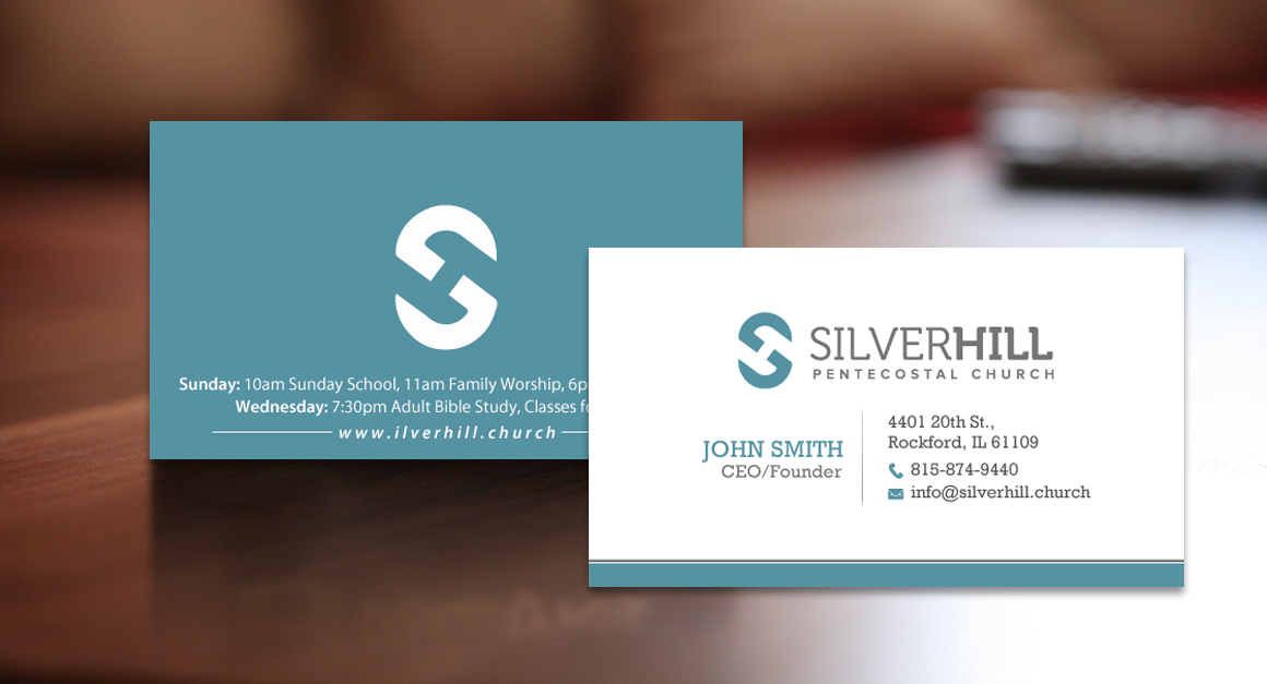 Business Card Design by chandrayaan.creative for SILVER HILL PENTECOSTAL CHURCH | Design #10767400