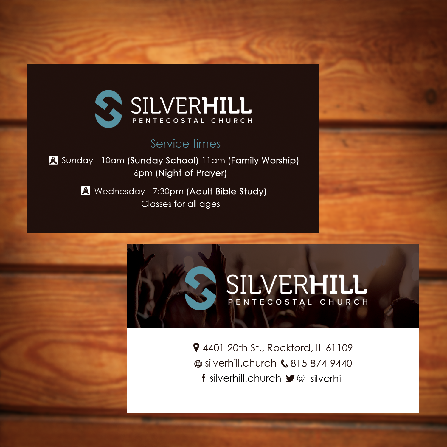 Diseño de Tarjeta de Presentación por design88 para SILVER HILL PENTECOSTAL CHURCH | Diseño #10889181