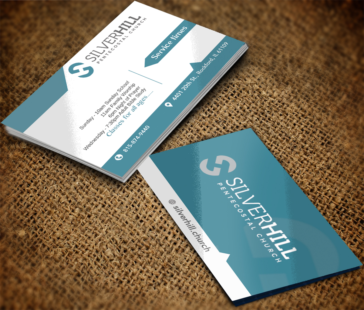 Business Card Design by gayathrik2244 for SILVER HILL PENTECOSTAL CHURCH | Design #10850379