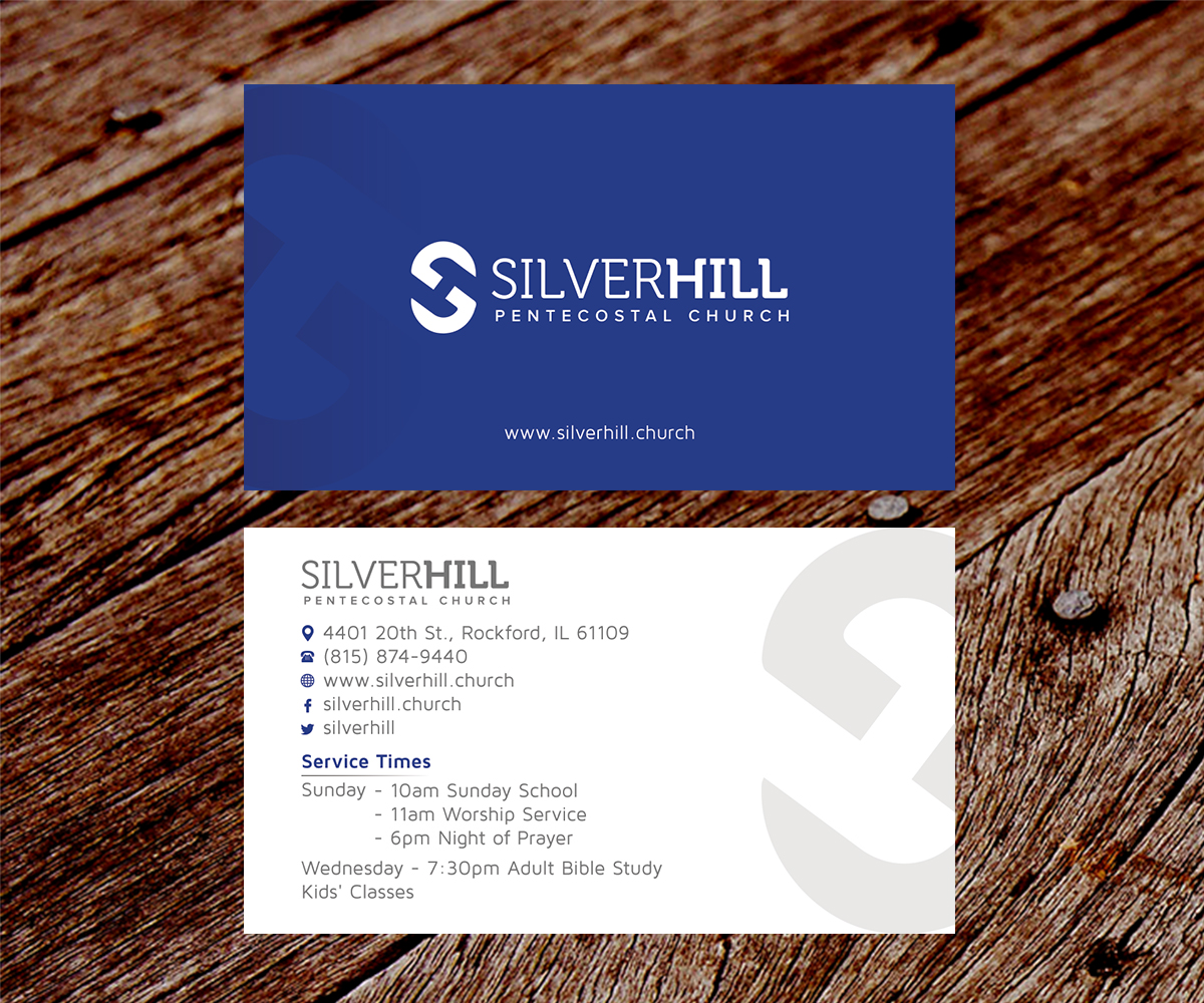Business Card Design by SS_Designs for SILVER HILL PENTECOSTAL CHURCH | Design #10773715