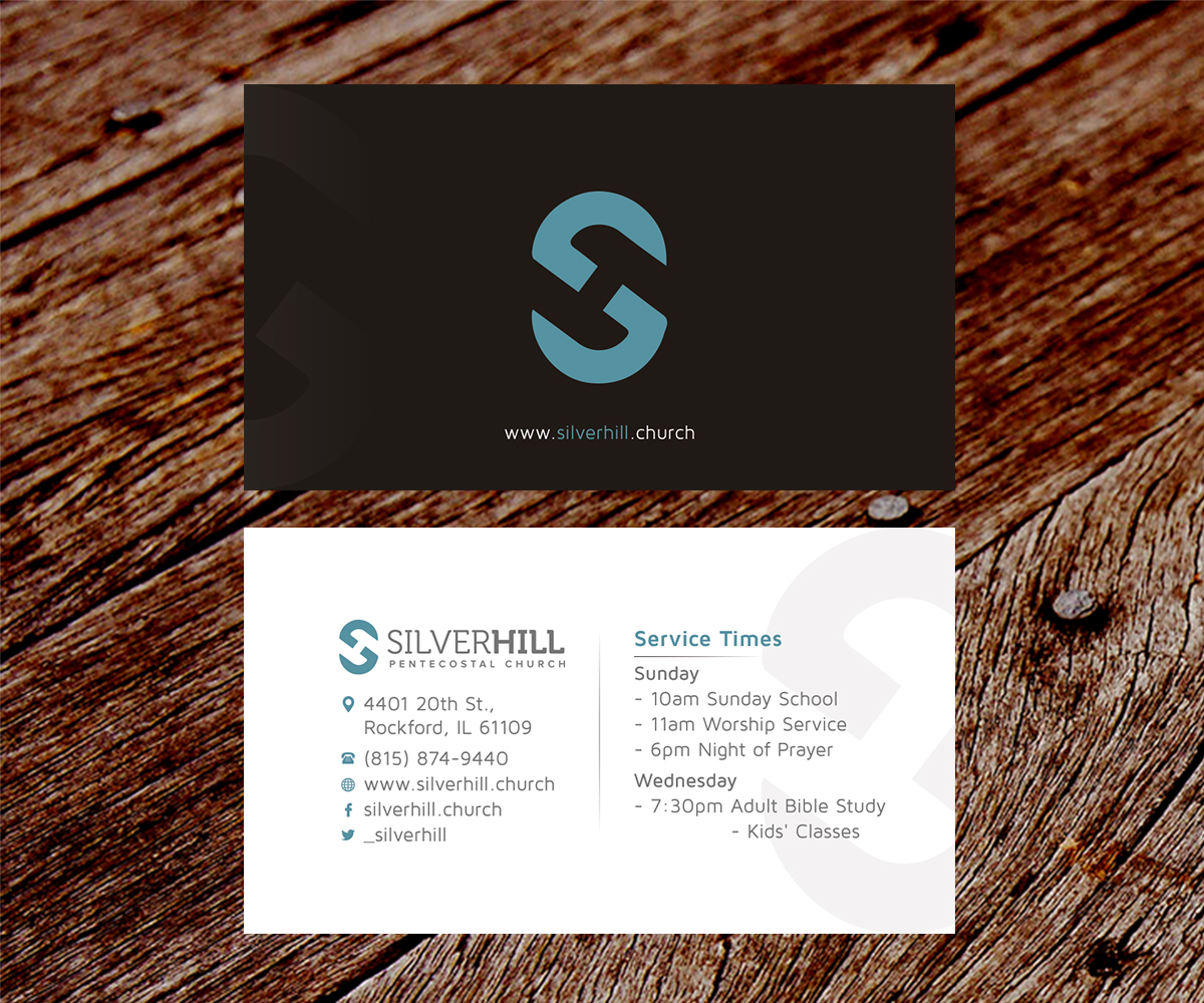 Business Card Design by SS_Designs for SILVER HILL PENTECOSTAL CHURCH | Design #10799085