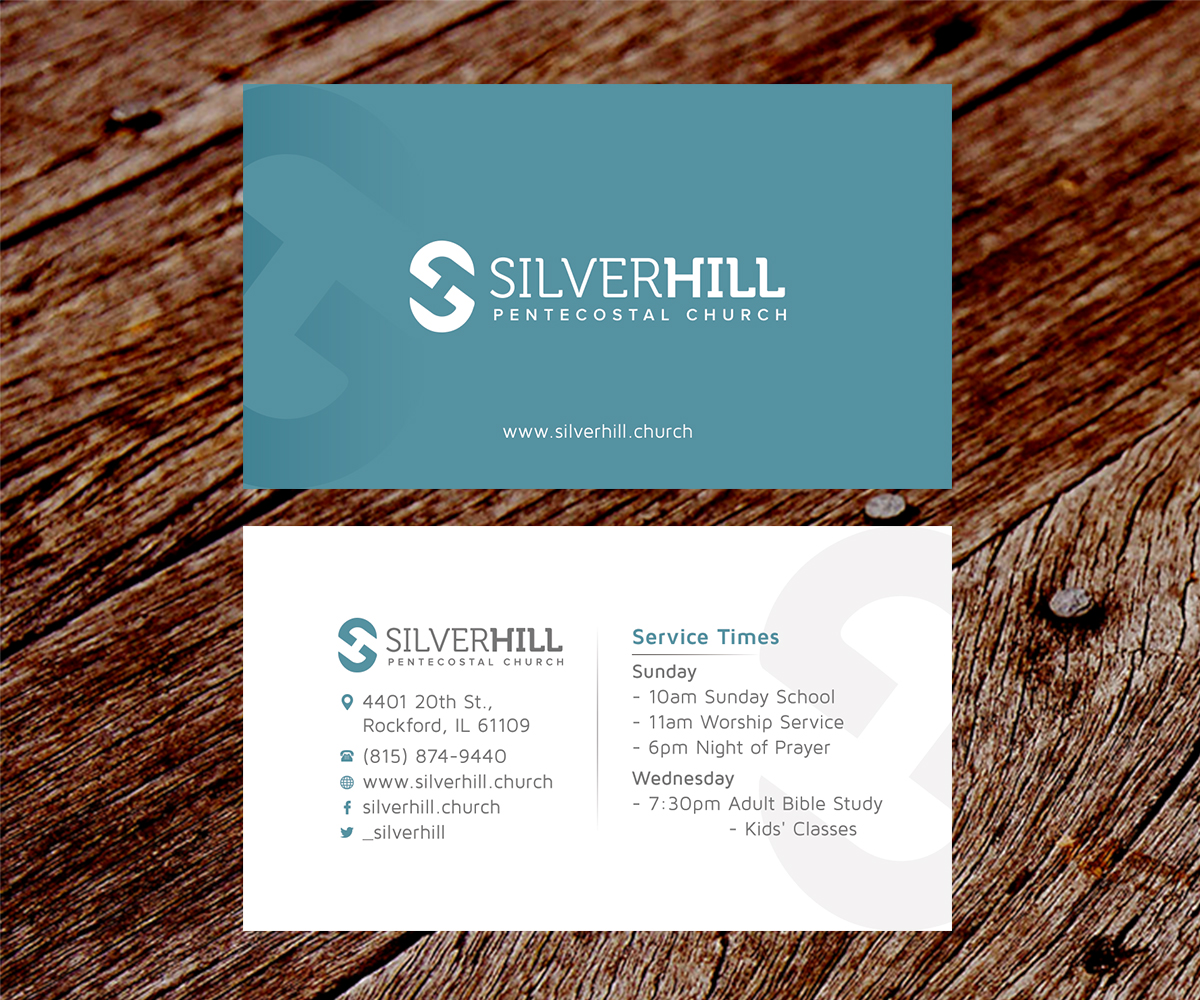 Business Card Design by SS_Designs for SILVER HILL PENTECOSTAL CHURCH | Design #10799088