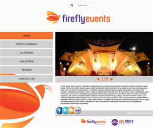 Web Design by Albel for Firefly Events, LLC | Design: #2316793