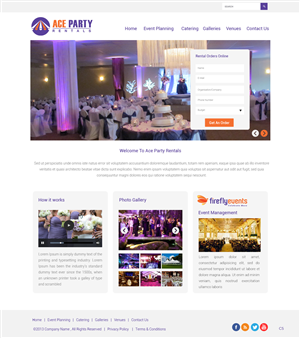 Web Design by pb for Firefly Events, LLC | Design: #2285091