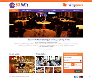 Web Design by pb for Firefly Events, LLC | Design: #2285124