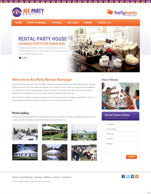 Web Design by pb for Firefly Events, LLC | Design: #2285127