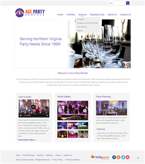 Web Design by pb for Firefly Events, LLC | Design: #2357403