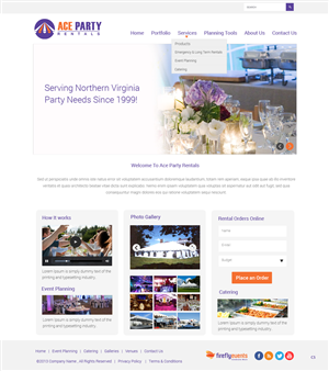 Web Design by pb for Firefly Events, LLC | Design: #2381807