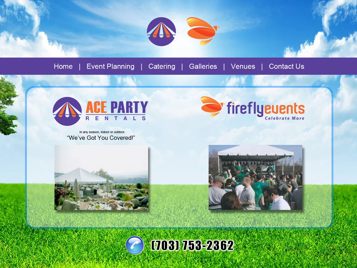 Web Design par noelopan1955 pour Firefly Events, LLC | Design #2283067