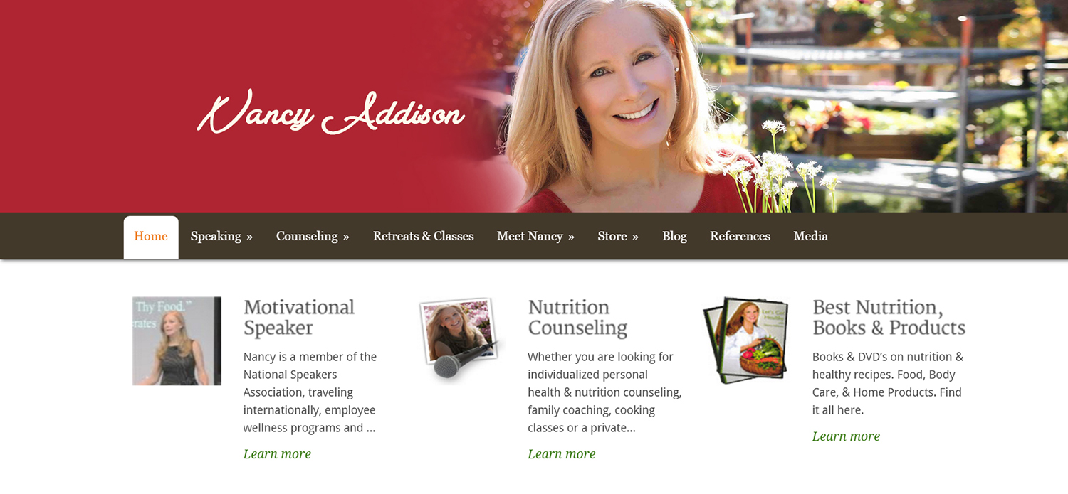 Web Design by ColorDrops for Organic Healthy Lifestyle | Design #10785740