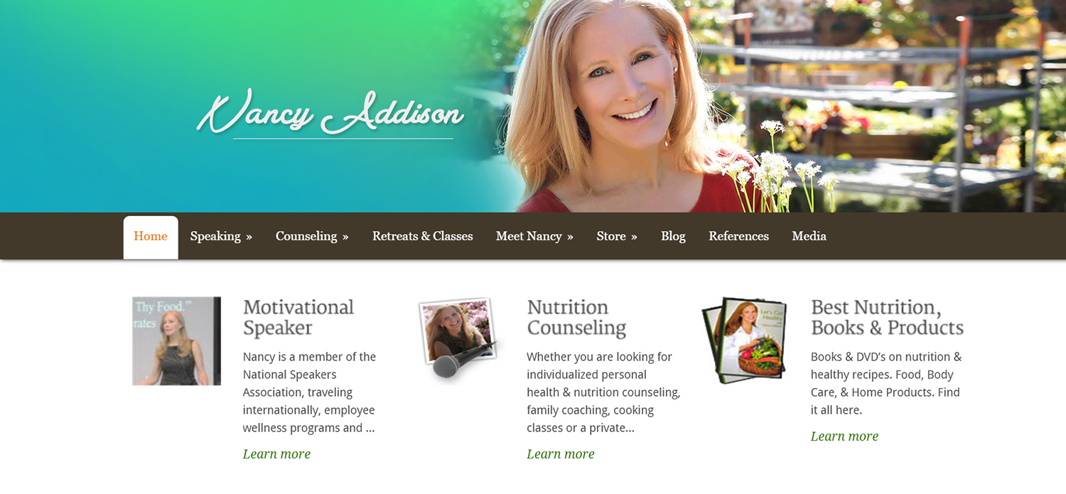 Web Design by ColorDrops for Organic Healthy Lifestyle | Design #10785741