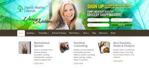 Web Design by ColorDrops for Organic Healthy Lifestyle | Design: #10837850