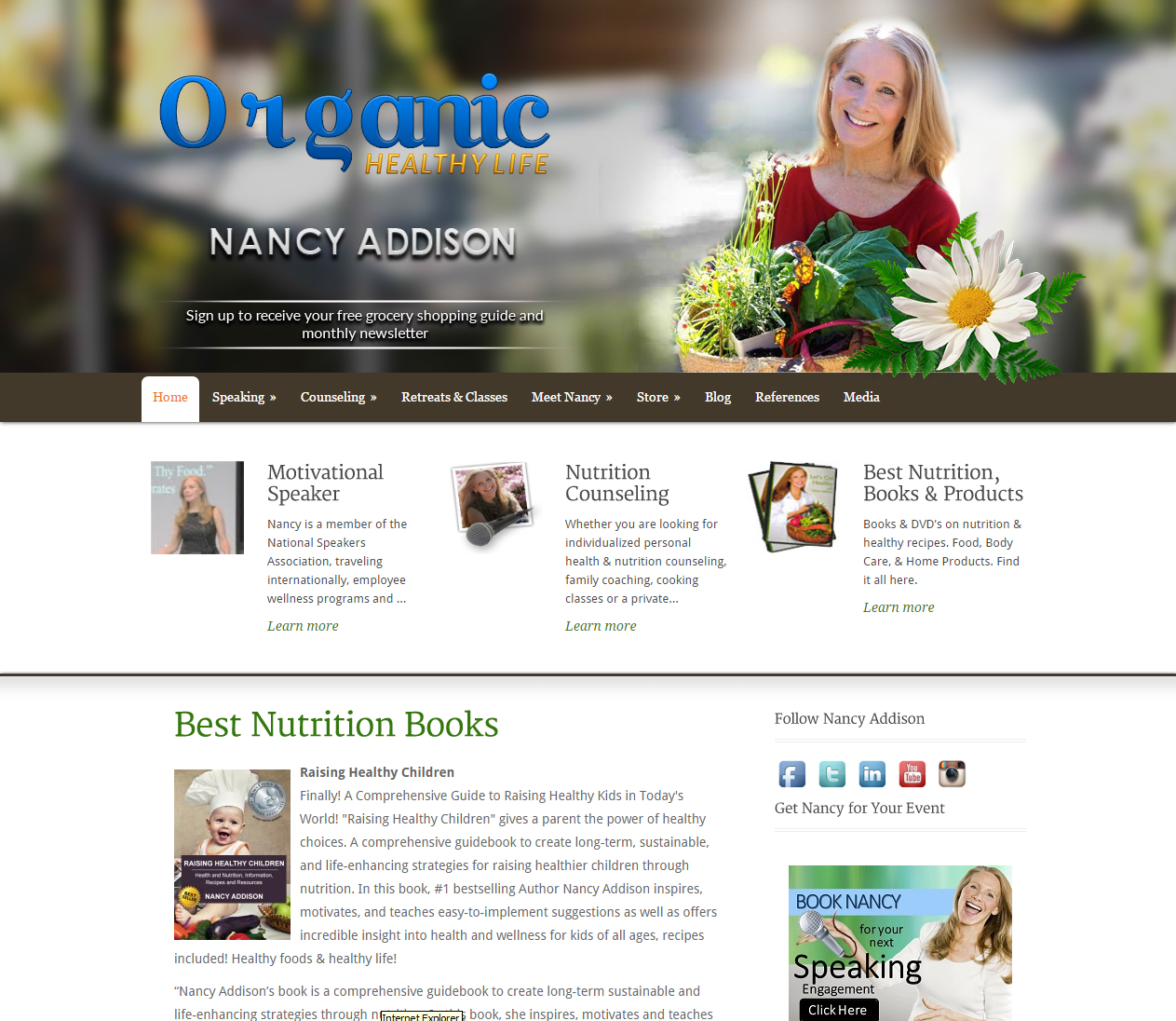 Web-Design von IMD-HUB für Organic Healthy Lifestyle | Design #10889460