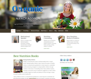 Web Design by IMD-HUB for Organic Healthy Lifestyle | Design: #10889460