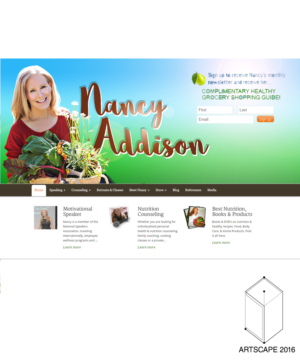 Web Design by spdacara for Organic Healthy Lifestyle | Design: #10831328