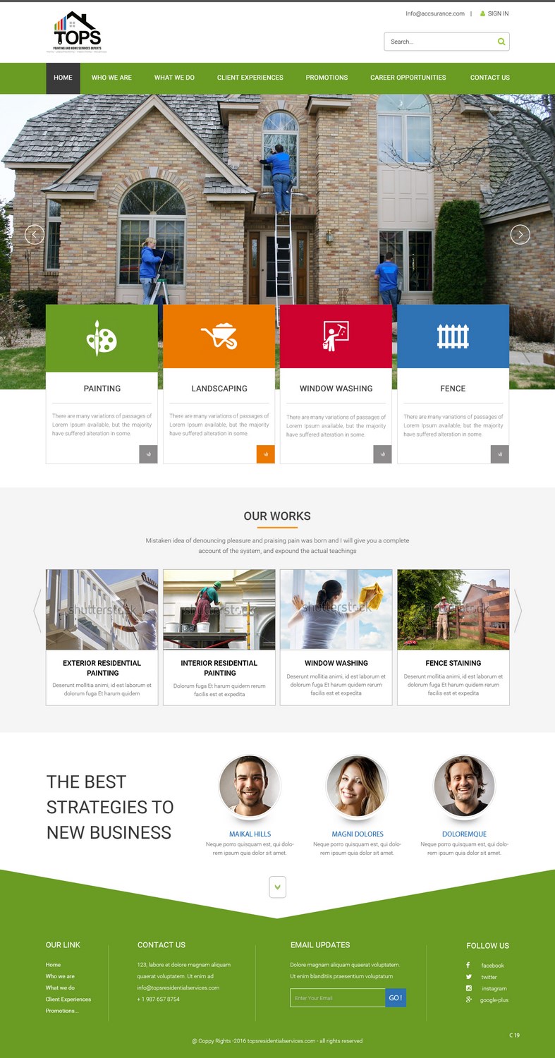 Web Design by pb for Honeyman Consulting Group | Design #10781166