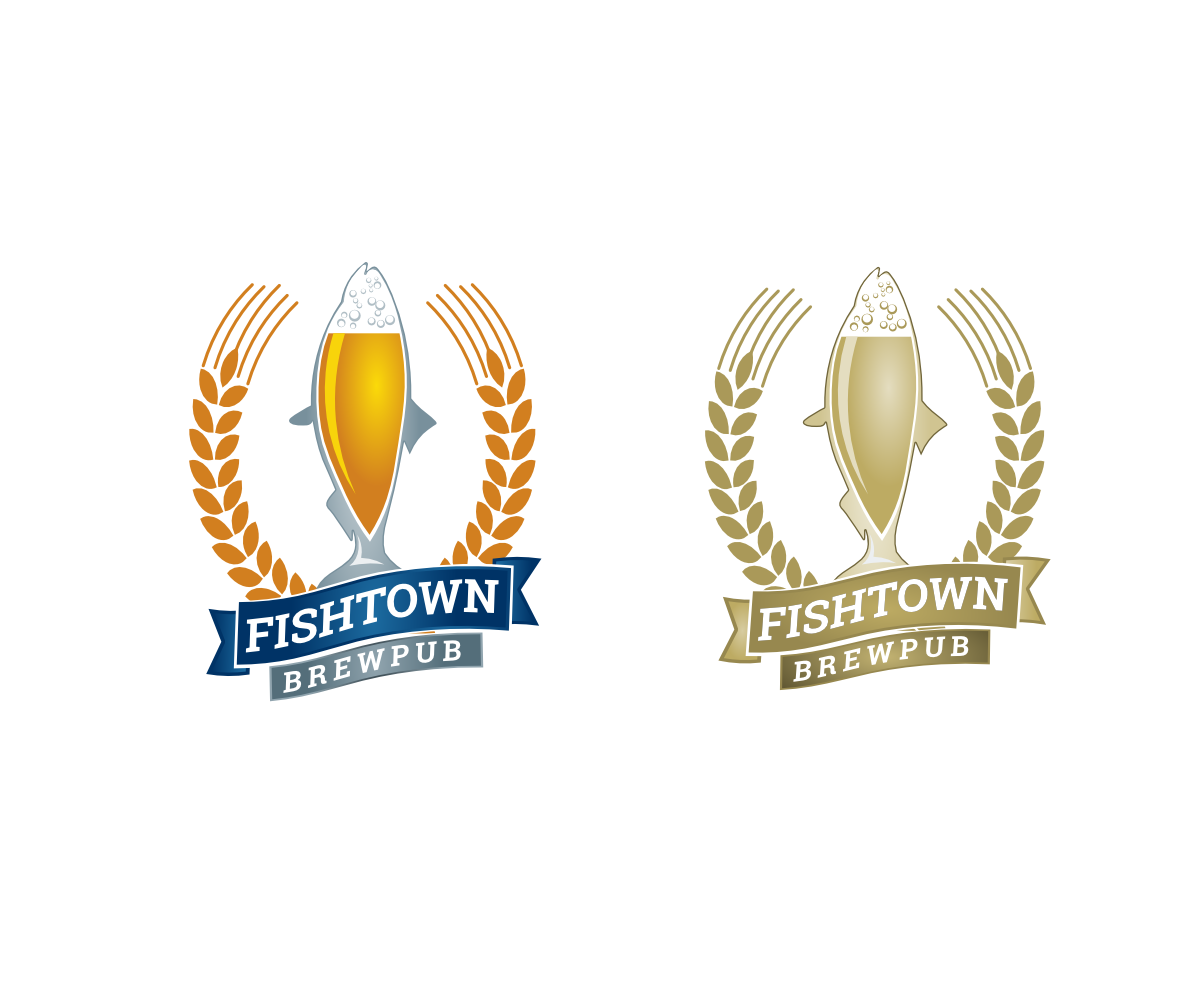 Logo Design by VGB for Fishtown Brewpub  | Design #10782214