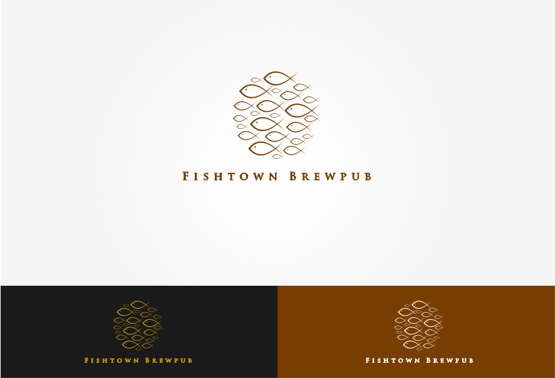 Logo Design by FreshFruits Design for Fishtown Brewpub  | Design #10869824