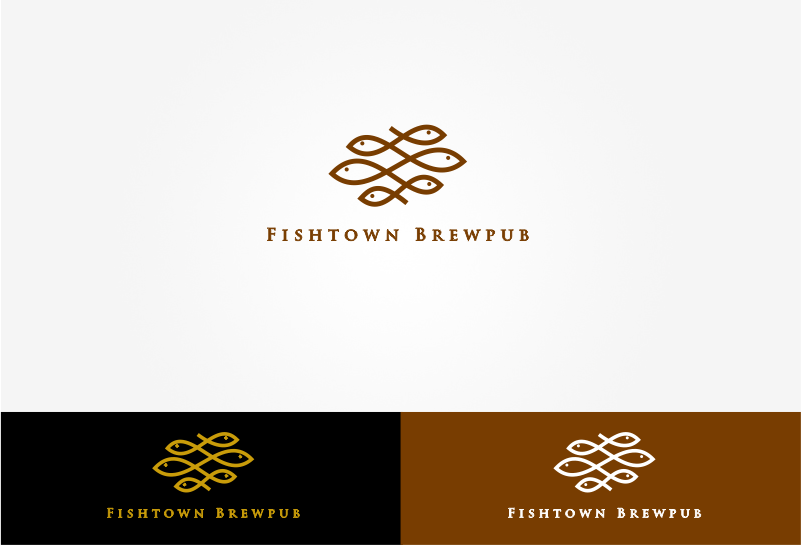 Logo Design by FreshFruits Design for Fishtown Brewpub  | Design #10879470