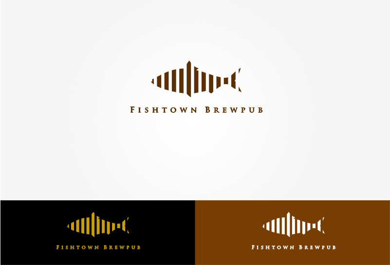 Logo Design by FreshFruits Design for Fishtown Brewpub  | Design #10879790